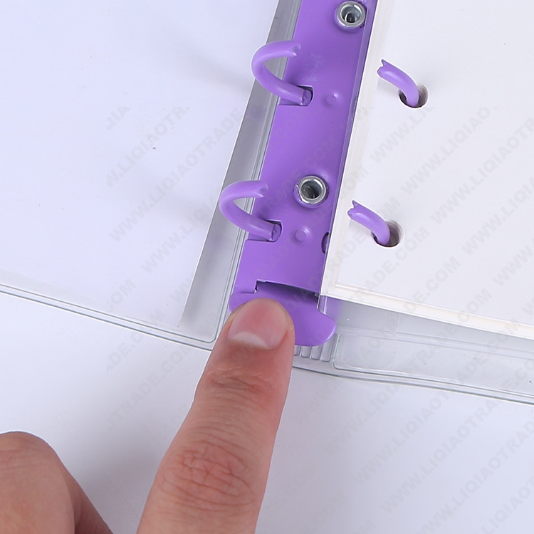 Plastic cover mini pocket notebook with pen 
